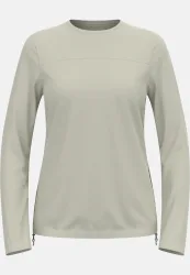 Odlo Explorer Cargo Langarm-Radshirt für Damen - Gravel, Radsport - beige, M