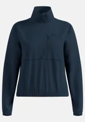 Odlo Classic Mid Layer Half-Zip für Damen - Wandern, Ski & Snow - marineblau, XL