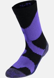 Odlo Merino Warm Crew-Socken für Kinder - Wandern - lila, 23-26