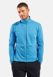 Odlo Grid Fleece Mid Layer Full-Zip für Herren - Wandern - blau, M