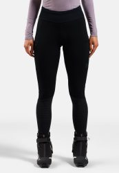 Odlo Zeroweight Pro Windproof Langlauftights für Damen - Skilanglauf - schwarz, S
