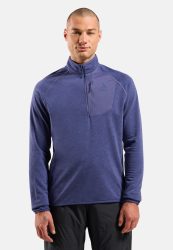 Odlo Ascent Mid Layer Half-Zip für Herren - Wandern, Ski & Snow - lila, XL