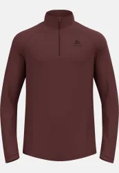 ODLO Herren Unterzieh Zipshirt Besso Mid Layer braun | S