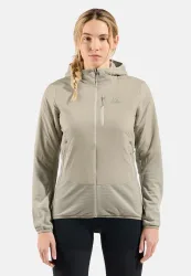 Odlo Ascent Hybrid Isolationsjacke für Damen - Wandern, Casual Comfort - beige, XS