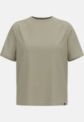 Odlo Wool Waffle T-Shirt für Damen - Wandern, Casual Comfort - beige, L