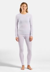 Odlo Active Warm Eco Uni Heritage Base Layer Set für Damen - Wandern, Ski & Snow - lila, XL