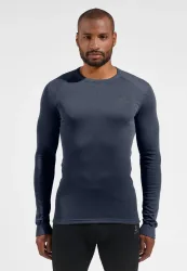 Odlo Active Warm Base Layer Shirt für Herren - Wandern, Ski & Snow - marineblau, XXL