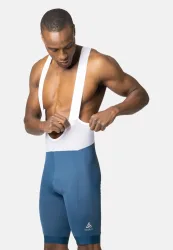 Odlo Zeroweight Rad-Trägershorts für Herren - Radsport - blau, S