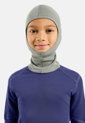Odlo Active Warm Gesichtsmaske für Kinder - Wandern, Ski & Snow - grün, OneSize