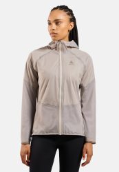 Odlo Dual Dry Waterproof Insulated Laufjacke für Damen - Skilanglauf, Running - beige, L