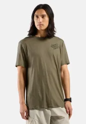 Odlo There's More Merino 160 T-Shirt für Herren - Wandern, Casual Comfort - grün, XXL