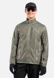 Odlo Zeroweight Dual Dry Waterproof Insulated Langlaufjacke für Herren - Skilanglauf - grau, L