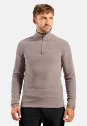 Odlo Rigi Mid Layer Half-Zip für Herren - Wandern, Ski & Snow - beige, XXL