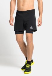 Odlo Zeroweight 5 Inch 2-In-1 Laufshorts für Herren - Training, Running - schwarz, XL