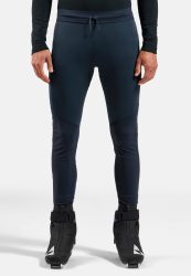 Odlo Zeroweight Pro Windproof Warm Langlauftights für Herren - Skilanglauf - marineblau, S