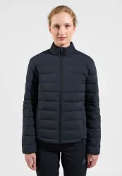 Odlo Ascent N-Thermic Hybrid Isolationsjacke für Damen - Casual Comfort - schwarz, M