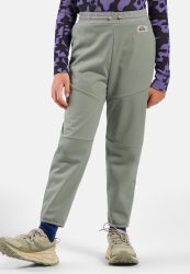 Odlo Softshell Hose für Kinder - Abenteuer & Komfort, Wandern - grün, 152