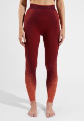 Odlo Blackcomb Base Layer Tights für Damen - Skilanglauf, Ski & Snow - rot, XL