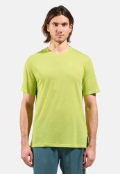 Odlo Essential Linencool Lauf-T-Shirt für Herren - Training, Running - grün, S