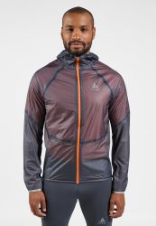 Odlo Dual Dry Waterproof Insulated Laufjacke für Herren - Skilanglauf, Running - blau, S