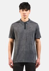Odlo Ascent Chilltec Poloshirt für Herren - Wandern - grau, L