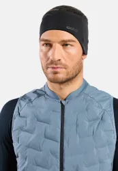 Odlo Performance Windblock Stirnband - Skilanglauf, Radsport - schwarz, L/XL