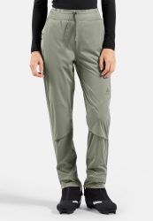 Odlo Zeroweight Pro Windproof Warm Langlaufhose für Damen - Skilanglauf - grün, S