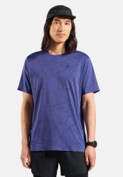 Odlo Zeroweight Engineered Chill-Tec Lauf-T-Shirt für Herren - Training, Running - lila, L