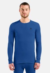 Odlo Active Warm Base Layer Shirt für Herren - Wandern, Ski & Snow - blau, M