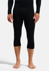 Odlo Performance Warm Base Layer 3/4 Tights für Herren - Skilanglauf, Ski & Snow - schwarz, L