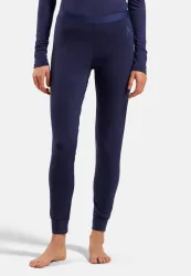 Odlo Merino 200 Base Layer Tights für Damen - Wandern, Ski & Snow - blau, S