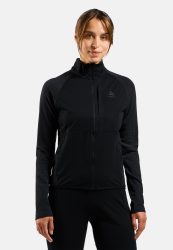 Odlo Zeroweight Pro Windproof Hybrid Langlaufjacke für Damen - Skilanglauf - schwarz, S