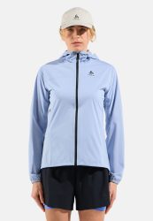 Odlo X-Alp Waterproof Laufjacke für Damen - Trail Running, Wandern - blau, L