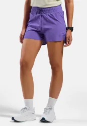 Odlo Zeroweight 3 Inch Laufshorts mit Innenslip für Damen - Training, Running - lila, L