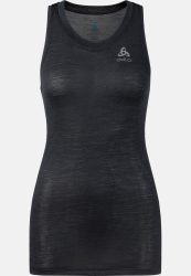 Odlo Natural Performance Wool 130 Base Layer Tank für Damen - Wandern - schwarz, S