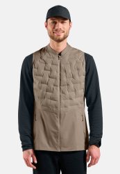 Odlo Zeroweight Insulator Laufweste für Herren - Skilanglauf, Running - beige, M