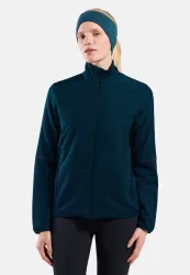 Odlo Essential Insulator Hybrid Laufjacke für Damen - Running - marineblau, XL