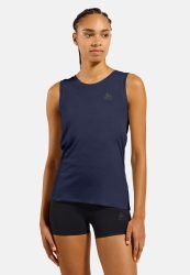 Odlo Merino 160 Base Layer Tank für Damen - Wandern, Radsport - marineblau, XL