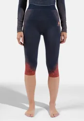 Odlo Blackcomb Base Layer 3/4 Tights für Damen - Skilanglauf, Ski & Snow - grau, XS