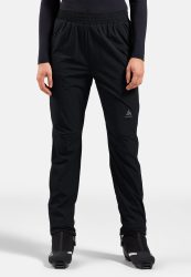 Odlo Windbreaker Langlaufhose für Damen - Skilanglauf - schwarz, S