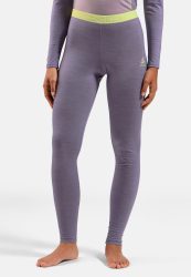 Odlo Natural Performance Wool 150 Base Layer Tights für Damen - Wandern, Ski & Snow - lila, XL