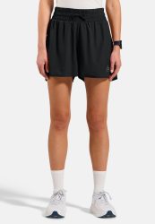 Odlo Zeroweight 3 Inch Print 2-In-1 Laufshorts für Damen - Training, Running - schwarz, XL