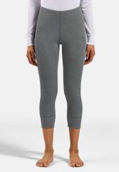 Odlo Active Warm Base Layer 3/4 Tights für Damen - Wandern, Ski & Snow - grau, S