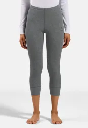 Odlo Active Warm Base Layer 3/4 Tights für Damen - Wandern, Ski & Snow - grau, M