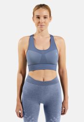 Odlo Seamless Medium Sport BH für Damen - Training, Running - grau, XS