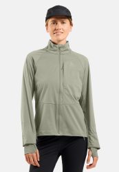 Odlo Zeroweight Pro Warm Laufjacke für Damen - Running - grün, XL