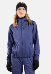 Odlo Zeroweight Windproof X Warm Langlaufjacke für Damen - Skilanglauf - lila, M