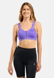 Odlo Gepolsterter high Sport-BH für Damen - Wandern, Training - lila, 70A