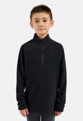 Odlo Rigi Mid Layer Half-Zip für Kinder - Wandern - schwarz, 116