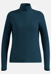 Odlo Essential Warm Mid Layer Half-Zip für Damen - Wandern, Ski & Snow - marineblau, M